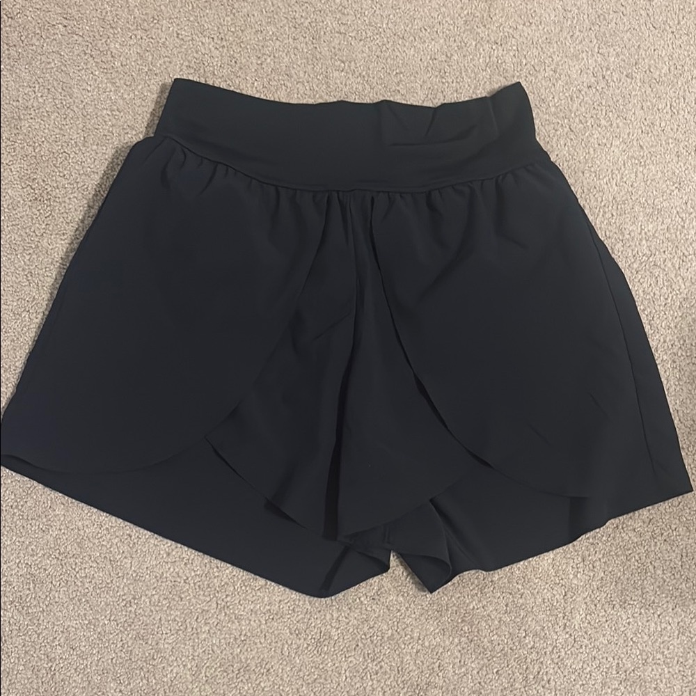 HALARA Black Athletic Shorts Lightweight Performance Wear